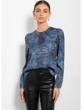 NWT TART COLLECTIONS Charise Top in "Twilight Zebra" Size XS